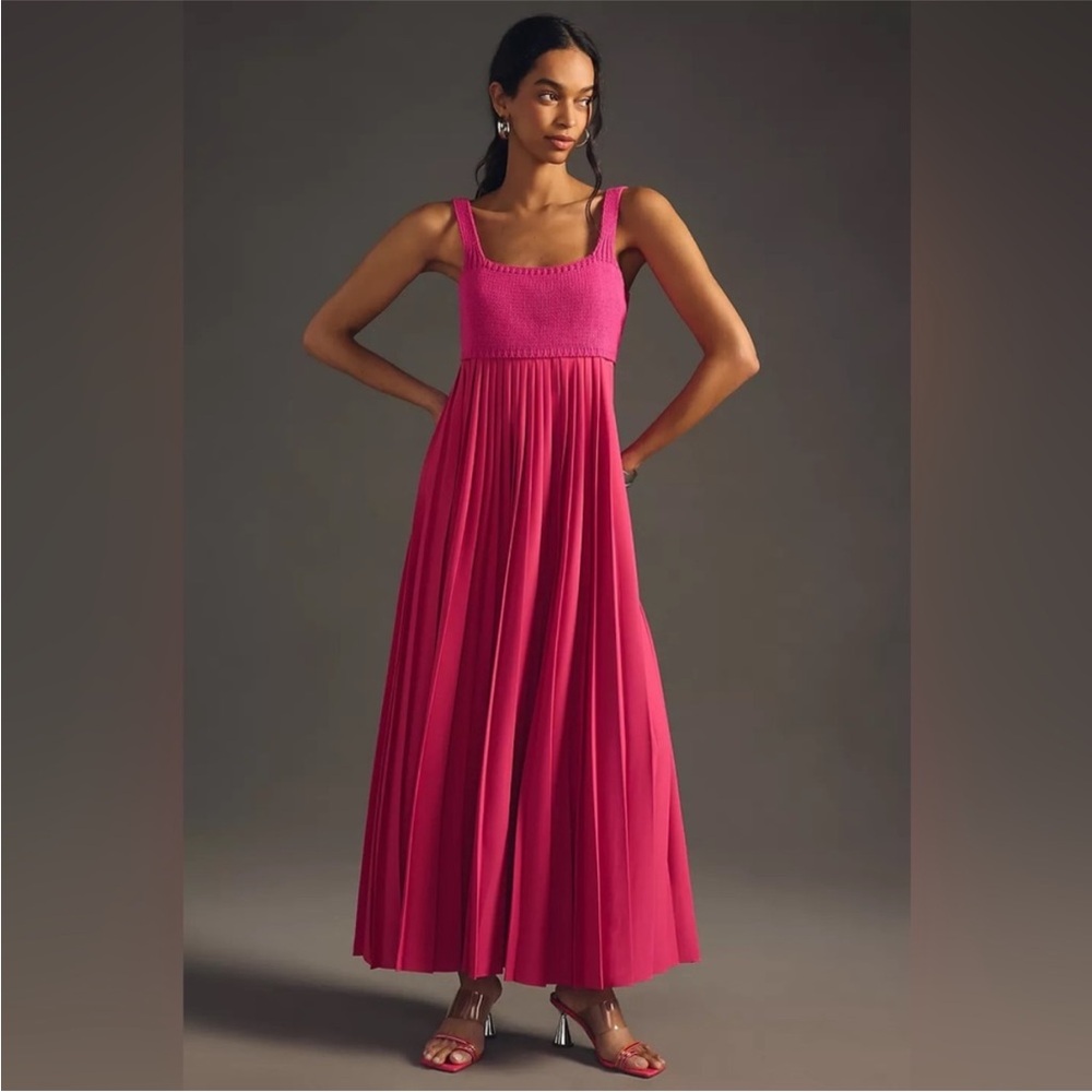 Anthropologie Mare Mare Fuscia Maxi Dress